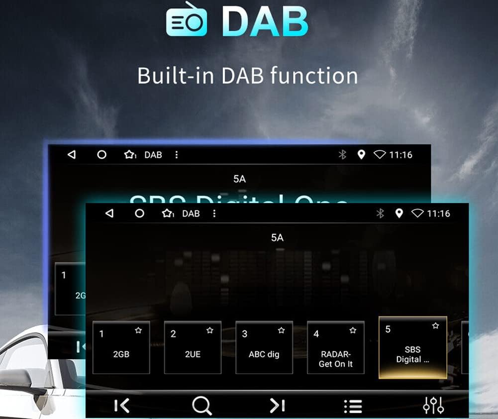 Integriertes DAB – 10 Zoll HD Touchscreen Android 12 Autoradio GPS Navi für Nissan X-Trail T32 2013–