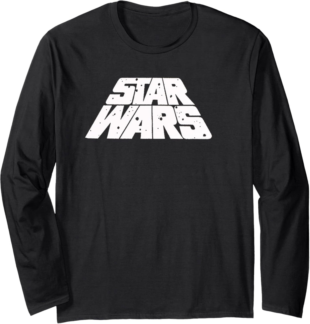 Star Wars Speckled Pocket Logo Langarmshirt