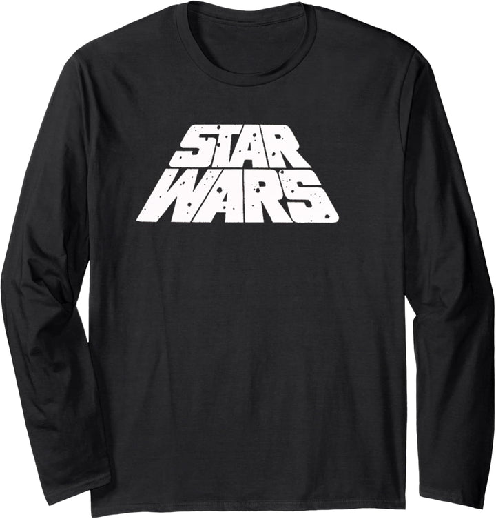 Star Wars Speckled Pocket Logo Langarmshirt