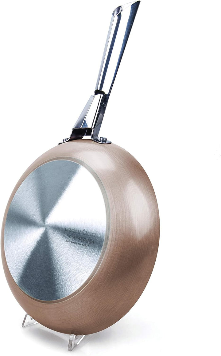 Moneta Rosegold Diamant Wok 28 cm, Aluminium, Edelstahl
