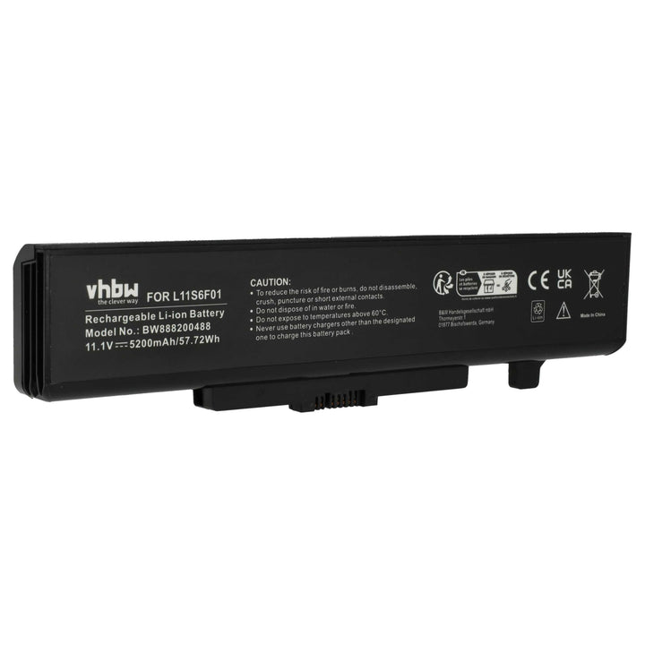 vhbw Akku kompatibel mit Lenovo Thinkpad Edge E530, E430, E435, E445, E430c, E431, E530c, E531 Noteb