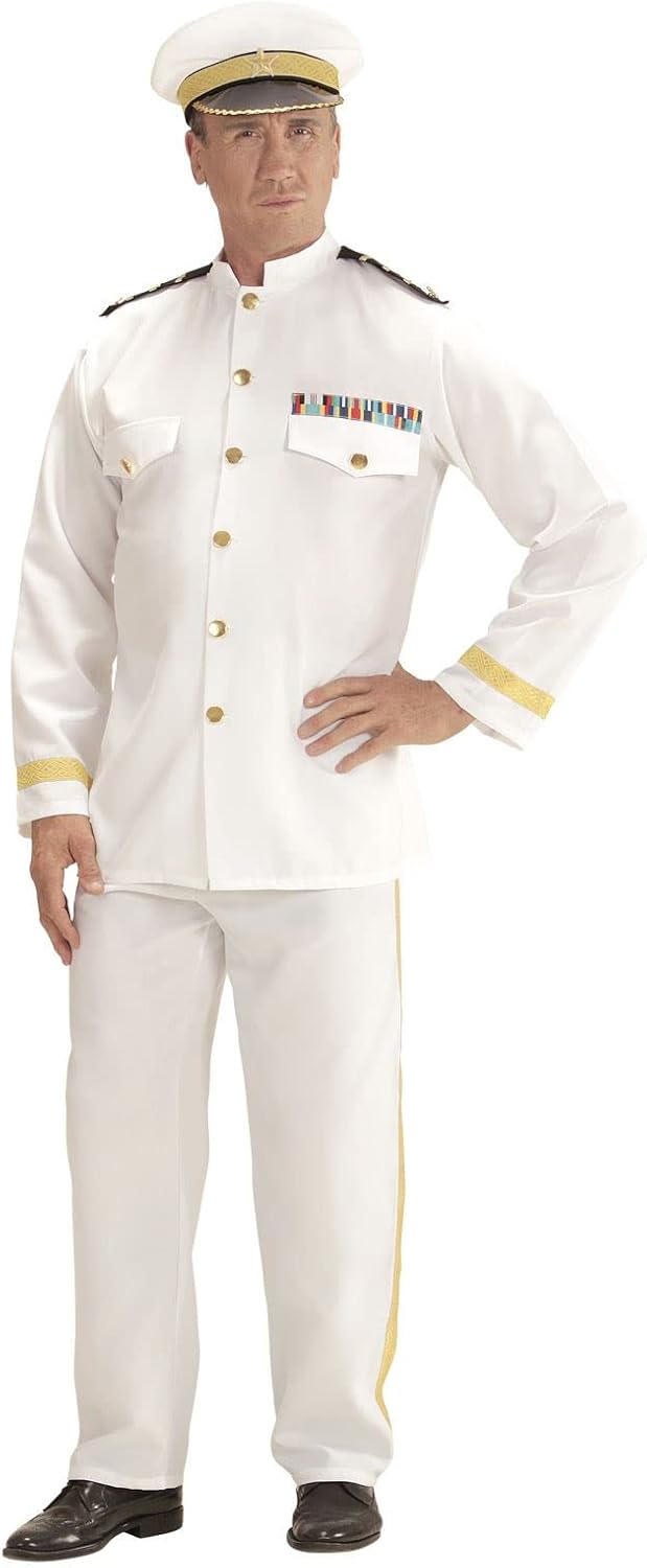 "NAVY CAPTAIN" (jacket, pants, hat) - (L), L