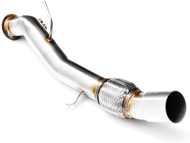 RM Motors Downpipe Rohr Decat kompatibet mit E60, E61 535d M57N 2004 2005 2006 2007 272PS