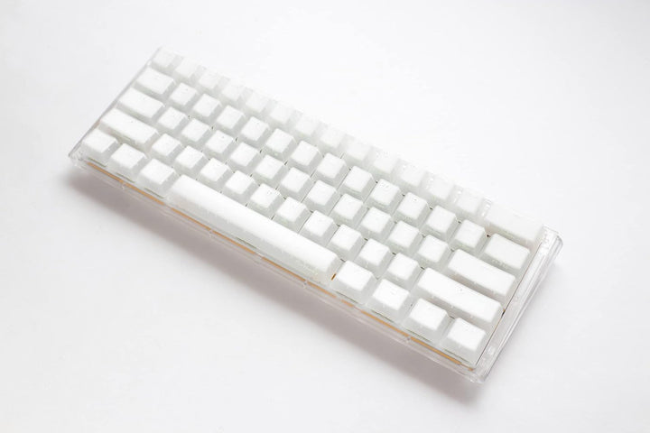 Ducky One 3 Aura White Mini Gaming Tastatur, RGB LED - MX-Speed-Silver (US) Black, Black