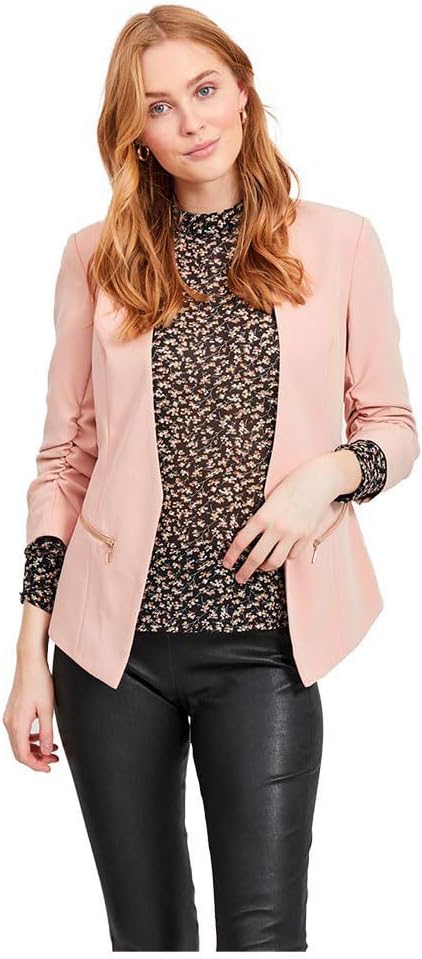 Vila Damen Blazer 34 Misty Rose, 34 Misty Rose
