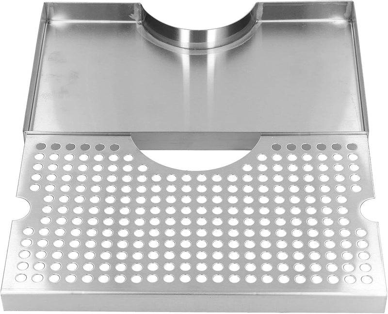 Bar-Tropfschale, Edelstahl, Nicht Rostender Kegerator-Keg-Tropfschale, Einzigartiges Glänzendes Auss