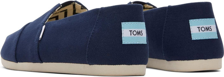 TOMS Herren Alpargata aus Recycelter Baumwolle Flache Slipper 39 EU Navy, 39 EU Navy