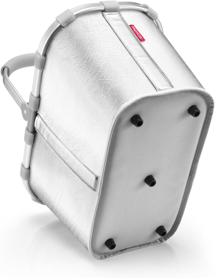 reisenthel carrybag stabiler Einkaufskorb 22 l silver crackle Silver Crackle Single, Silver Crackle