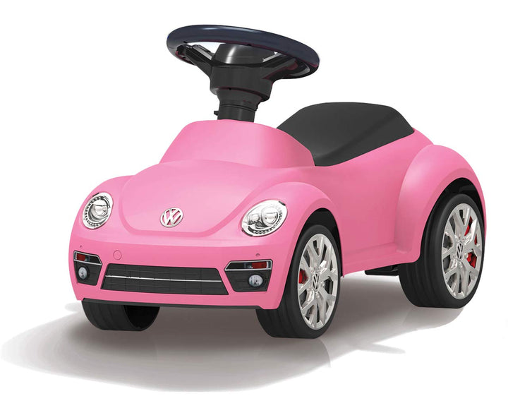 JAMARA 460406 - Rutscher VW Beetle - Kippschutz, Hupe am Lenkrad, originalgetreue Optik, pink