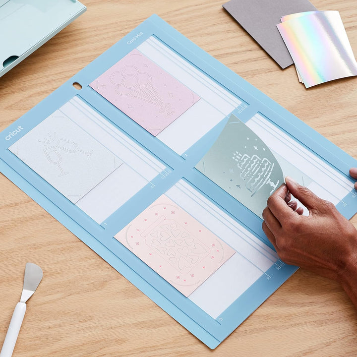 Cricut Insert Cards | Glitz & Glam | 12,1 cm x 12,1 cm (Cricut -Grösse S40) | 35-Pack | Zur Verwendu