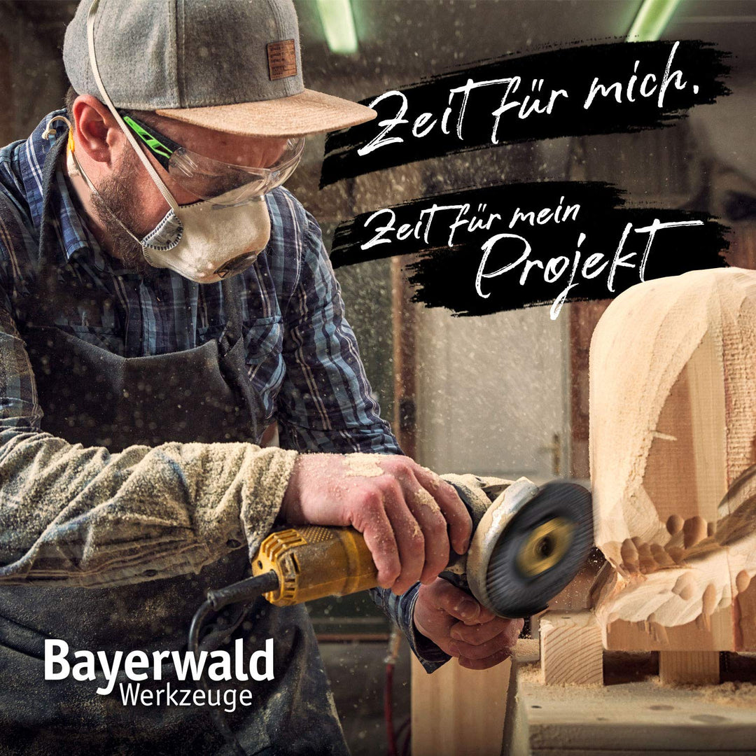 Bayerwald RazorCup - Raspelscheibe - Ø 90 mm x 22,2 mm | schnelles, seitliches Abschleifen von Holz