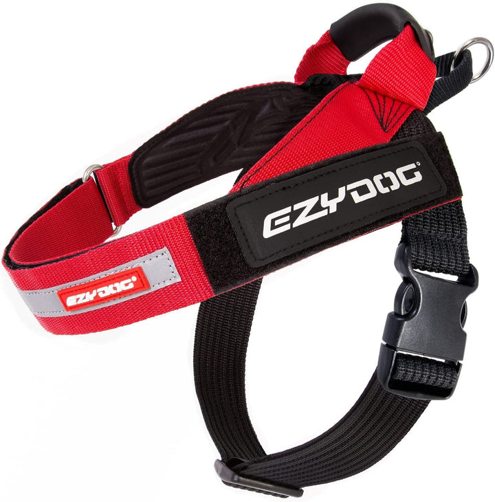 EzyDog Express Hundegeschirr - Norwegergeschirr für Kleine, Mittelgrosse und Grosse Hunde, Reflektie