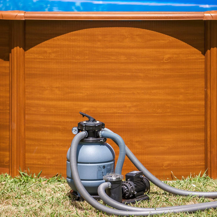 Gre FS320 - Sandfilter für Pools, 180 w, 4000 l / h, mit einer Pumpe von 0,24 CV, mit einer Pumpe vo