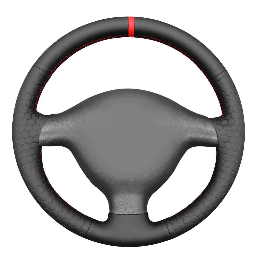 MEWANT Lenkradbezug Kompatibel mit Golf 4 für Passat B5 für Polo MK6 für Seat Leon 1M für Fabia 1(6Y