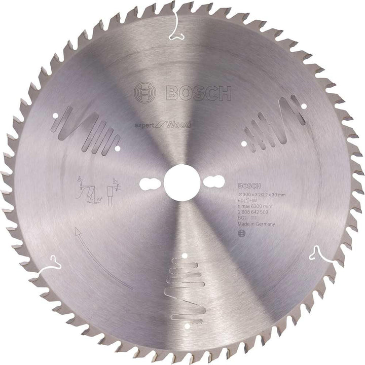 Bosch Accessories Bosch Professional Kreissägeblatt Expert für Wood, 300 x 30 x 3,2 mm, 60, 26086425