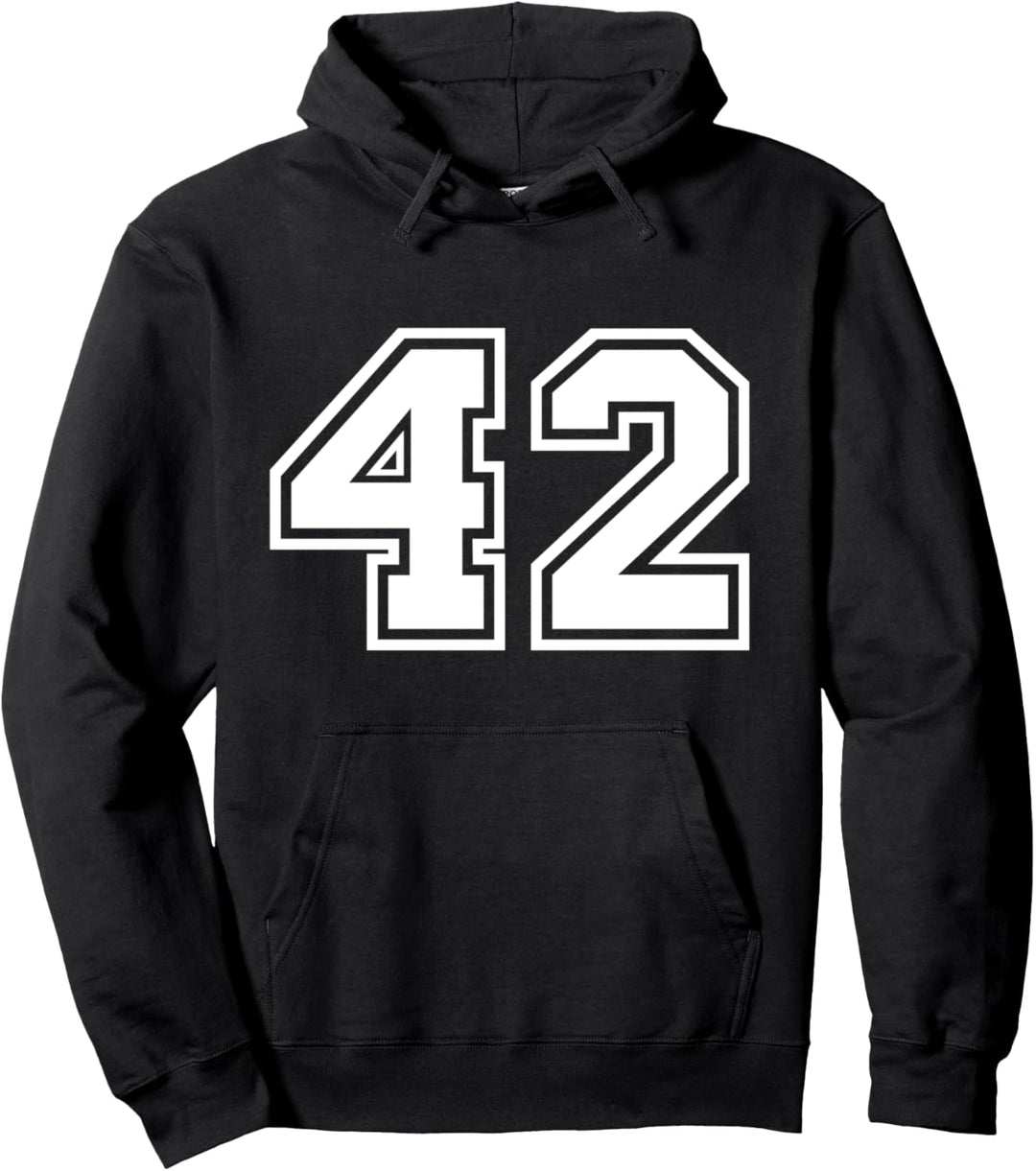 Team Jersey Nummer #42 Sportgeschenk Pullover Hoodie