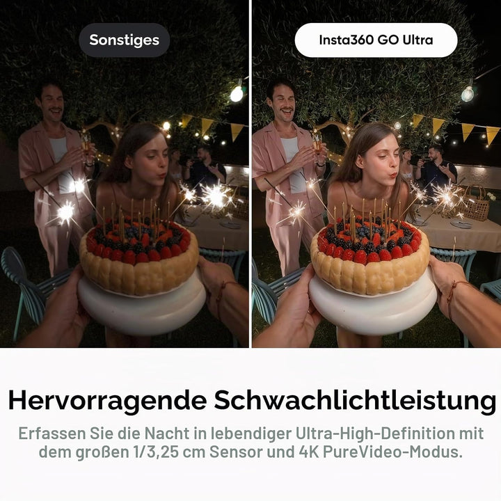 Insta360 GO Ultra Must-Have-Bundle Polarweiss- freihändige 4K Mini-Cam, leicht &amp; mobil, top bei weni