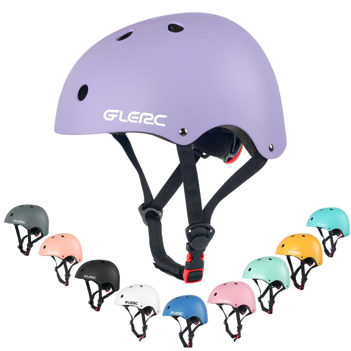 Glerc Kinder Fahrradhelm für Jungen und Mädchen von Kleinkind bis Jugend, verstellbar und Mehrfarbig