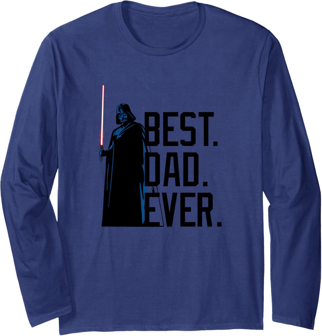 Star Wars Vatertag Darth Vader Best Dad Ever Tonal Langarmshirt