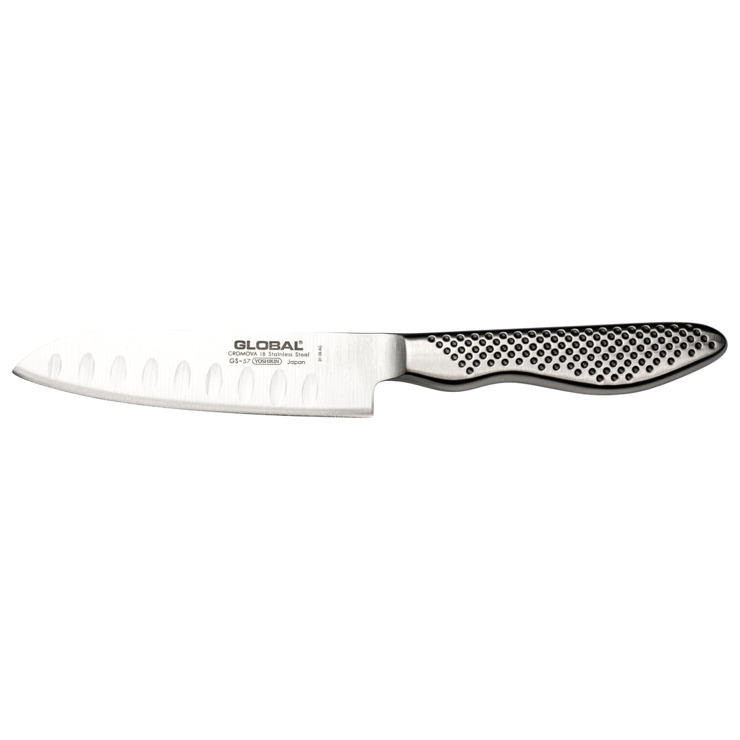 Global Knives GS-57 Santokumesser mit 11 cm Klinge, CROMOVA 18 Edelstahl