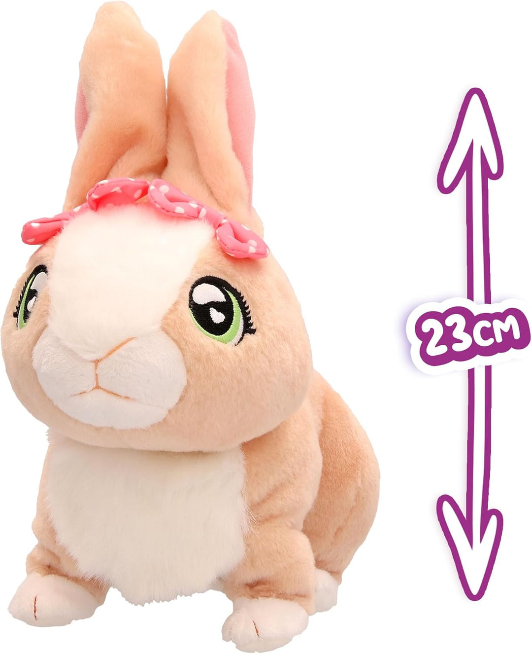 Club Petz Betsy, Mein kleines Kaninchen, Interaktives Plüschkaninchen, das hüpft, Seine Ohren bewegt