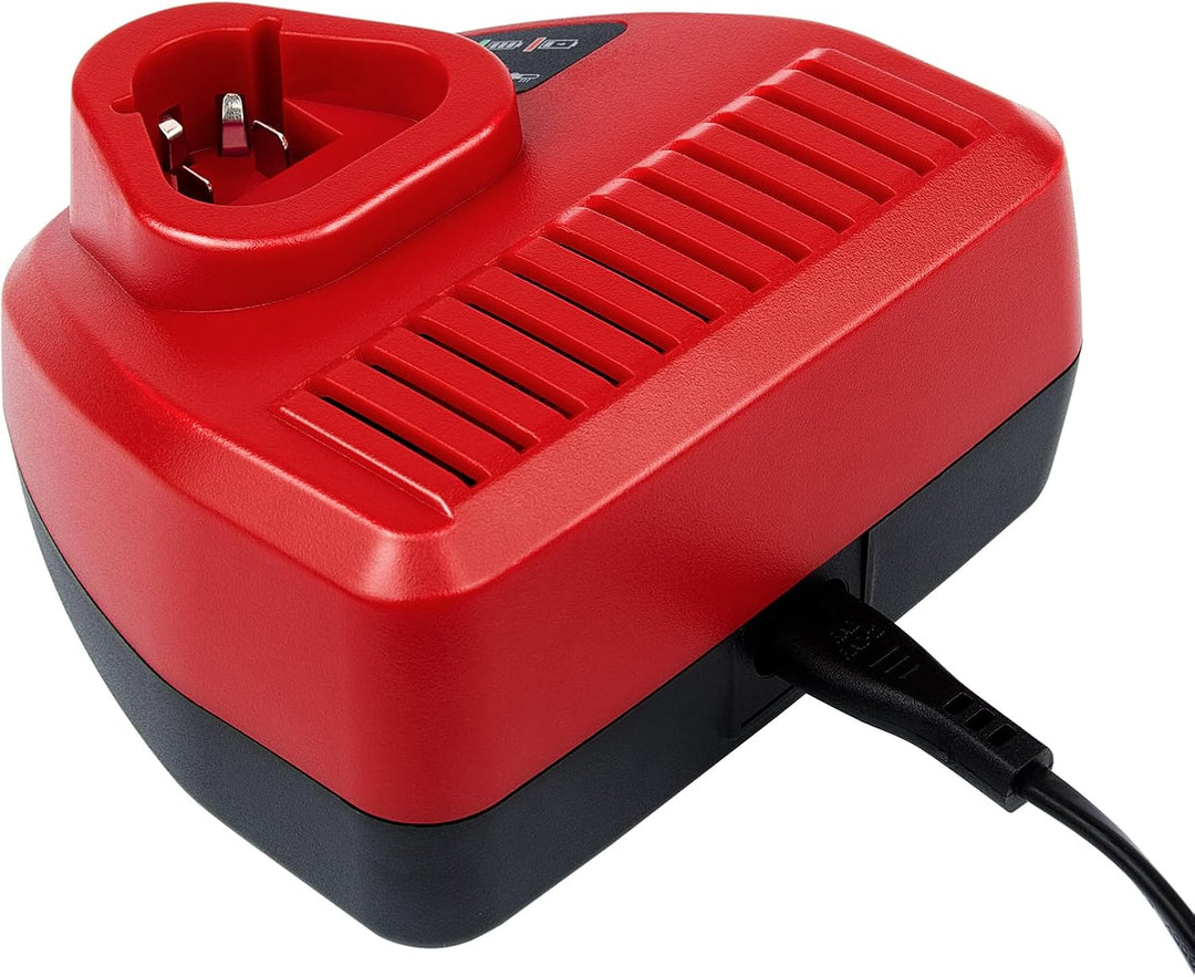 ASUNCELL M12 Ladegerät für Milwaukee 12V Akku, Ersatzladegeräte Kompatibel mit Milwaukee Akku M12 M1