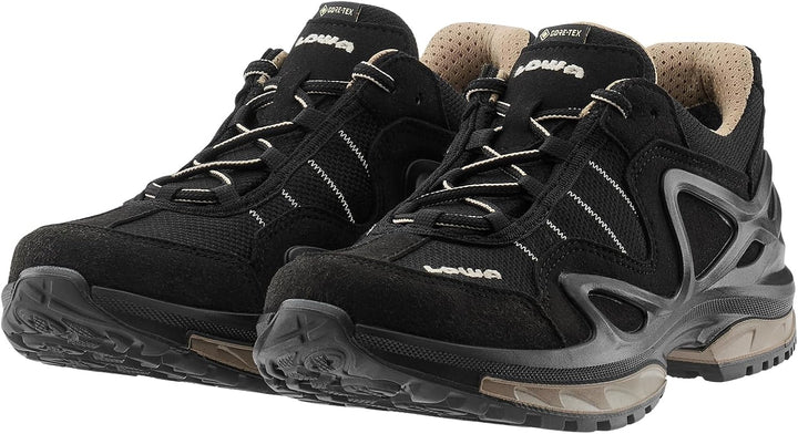 LOWA Halbschuh GORGON GTX [2024] 37 EU Schwarz Champag, 37 EU Schwarz Champag