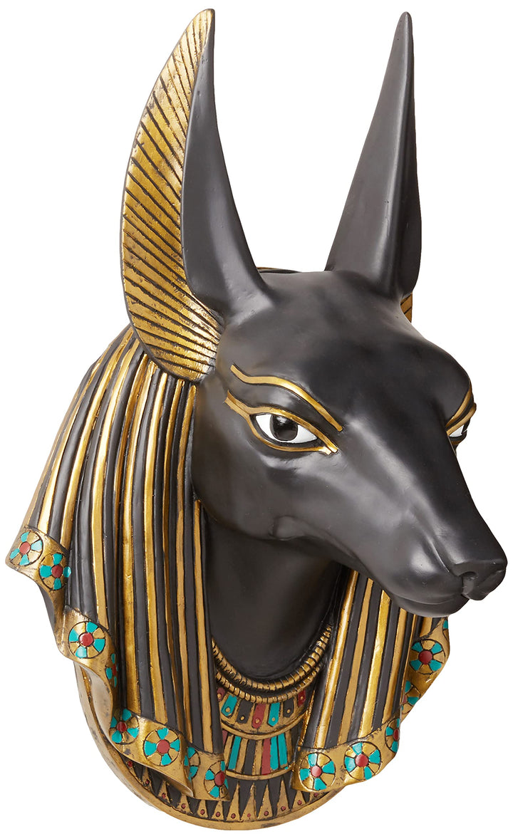 Design Toscano Gott Anubis, der Schakal, Wandfigur 15 Inch, 15 Inch
