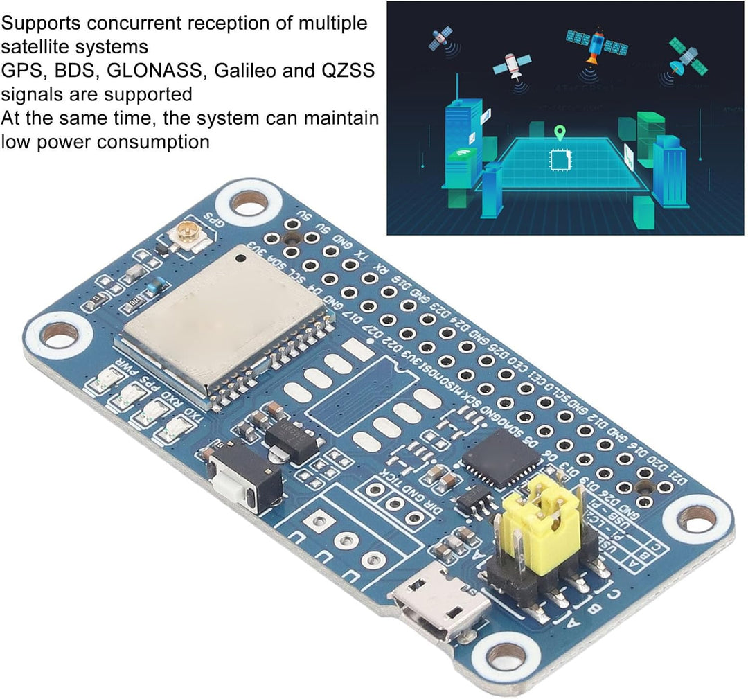 GPS-Modul, GPS-Modul Dualband, L1 L5 Positionierungstechnologie GNSS-Erweiterungskarte mit RTK-Funkt