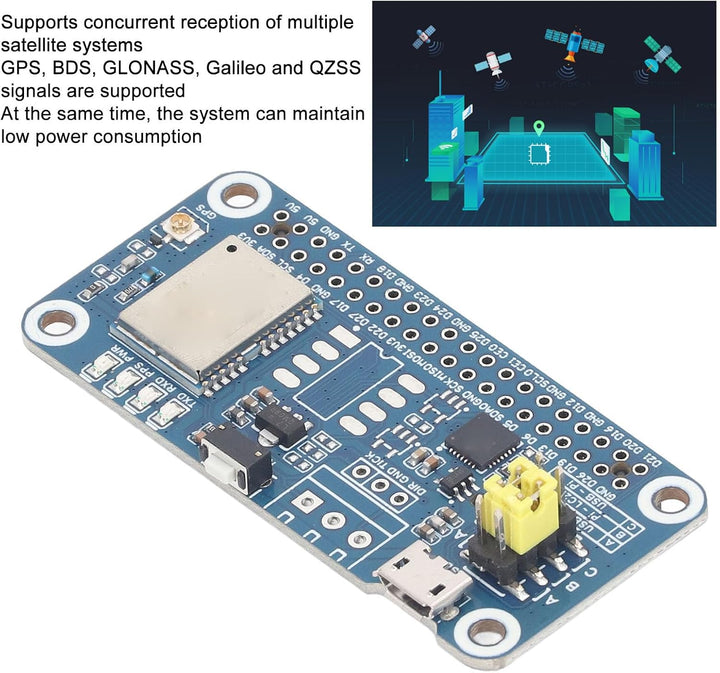 GPS-Modul, GPS-Modul Dualband, L1 L5 Positionierungstechnologie GNSS-Erweiterungskarte mit RTK-Funkt