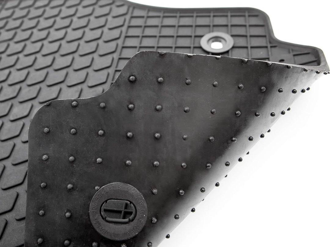 Gummimatten Gummi Fussmatten Satz für FIAT 500/595 / 695 (ab 2007) / Ford KA II (2008-2016)- Passgen