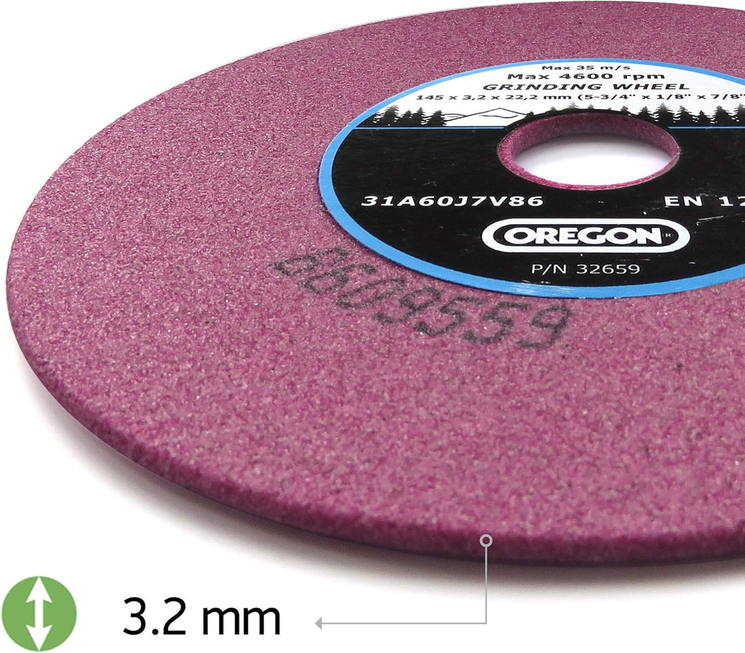 Schleifscheibe Ø 145 mm für Oregon 3/8" Low - 325 "Pro - 3.2 mm (5-pack), 3.2 mm (5-pack)