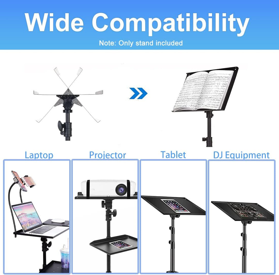 BOLLUMA Laptop Projektor Ständer Projektorständer Beamer Stativ Bodenständer verstellbare 81cm bis 1