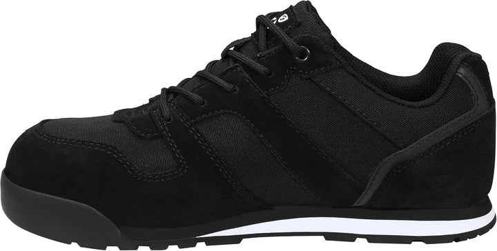 Jori Sicherheitsschuhe jo_Slim Black Low ESD S3, Damen und Herren, Leder/Textil, Stahlkappe, leicht,