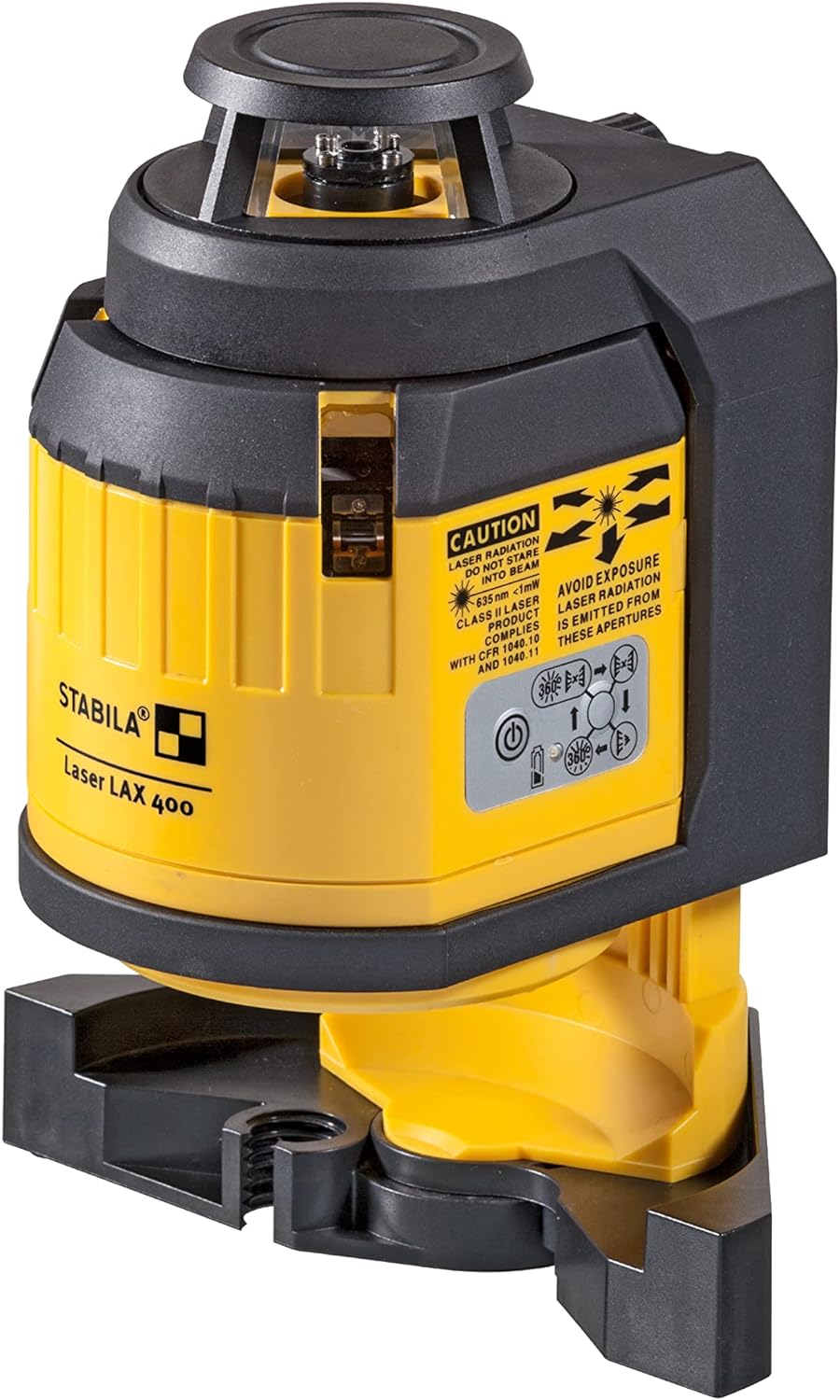STABILA Kreuzlinienlaser LAX 400, selbstnivellierend, 360°-Horizontal-Linie, 2 Vertikal-Linien, Lotf