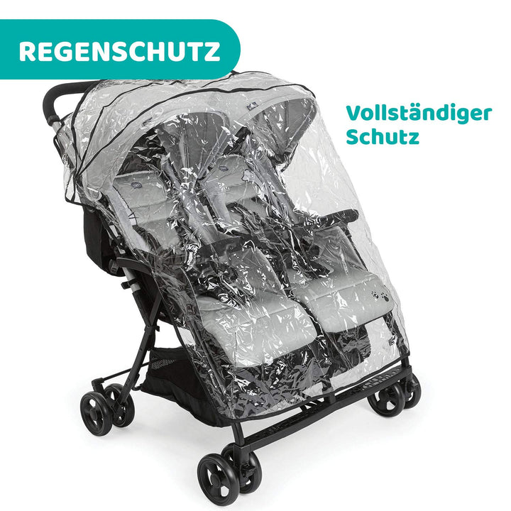 Chicco OHlalà Twin Geschwisterwagen von Geburt bis 15 kg,Kinderwagen für Zwillinge und Geschwister,V