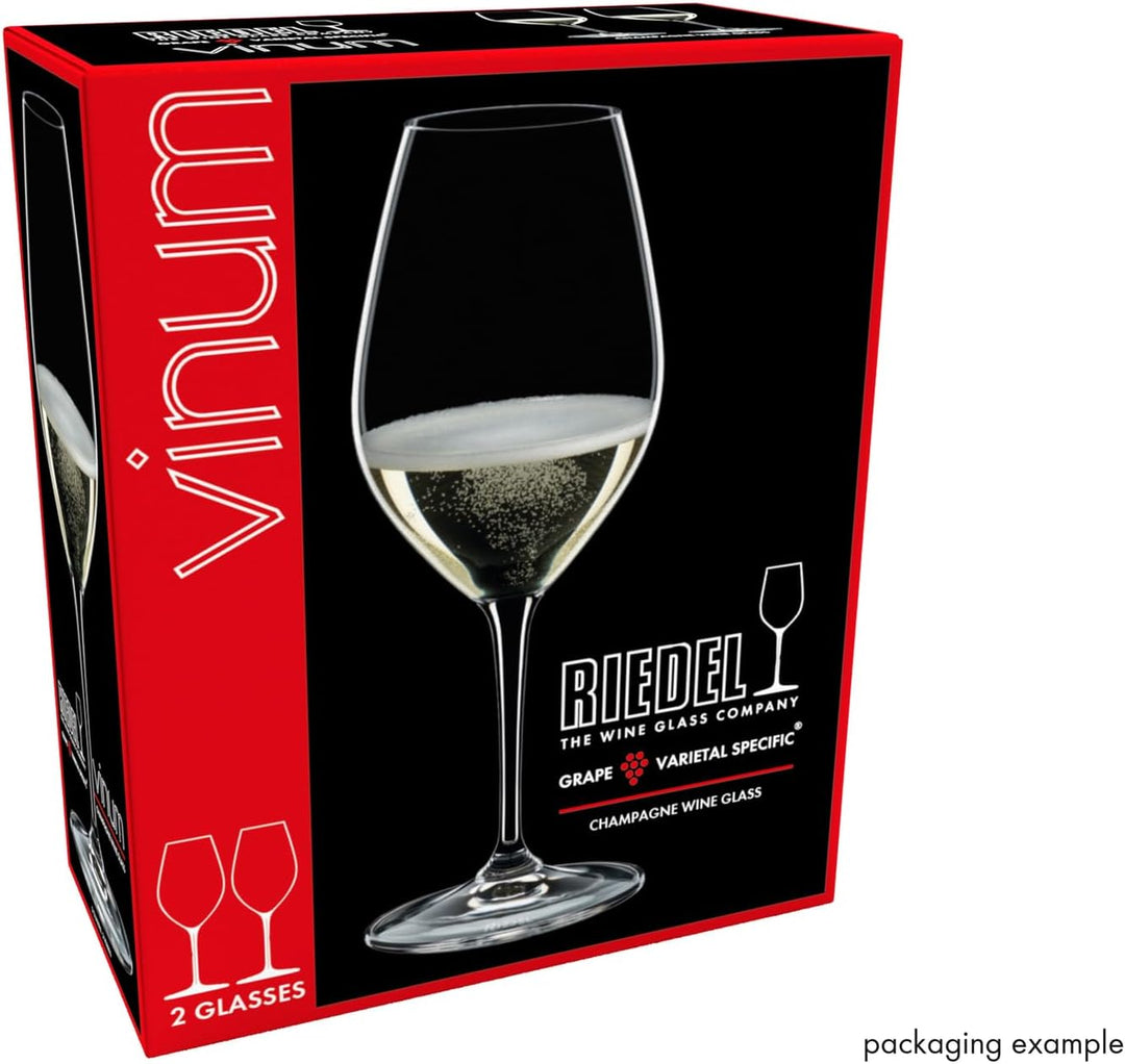 Riedel Vinum Champagner-Weinglas, 2 Stück Champagner-/Wein, Champagner-/Wein