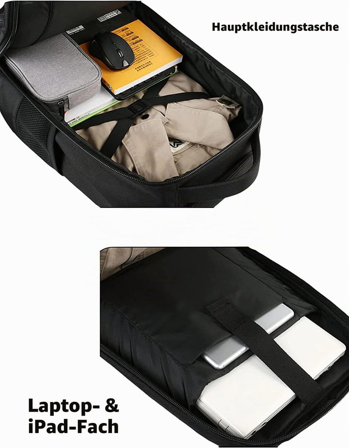 MATEIN Rucksack mit Rollen, Rucksack trolley, 18 Zoll Business Trolley | Gross Rolling Trolley Rucks