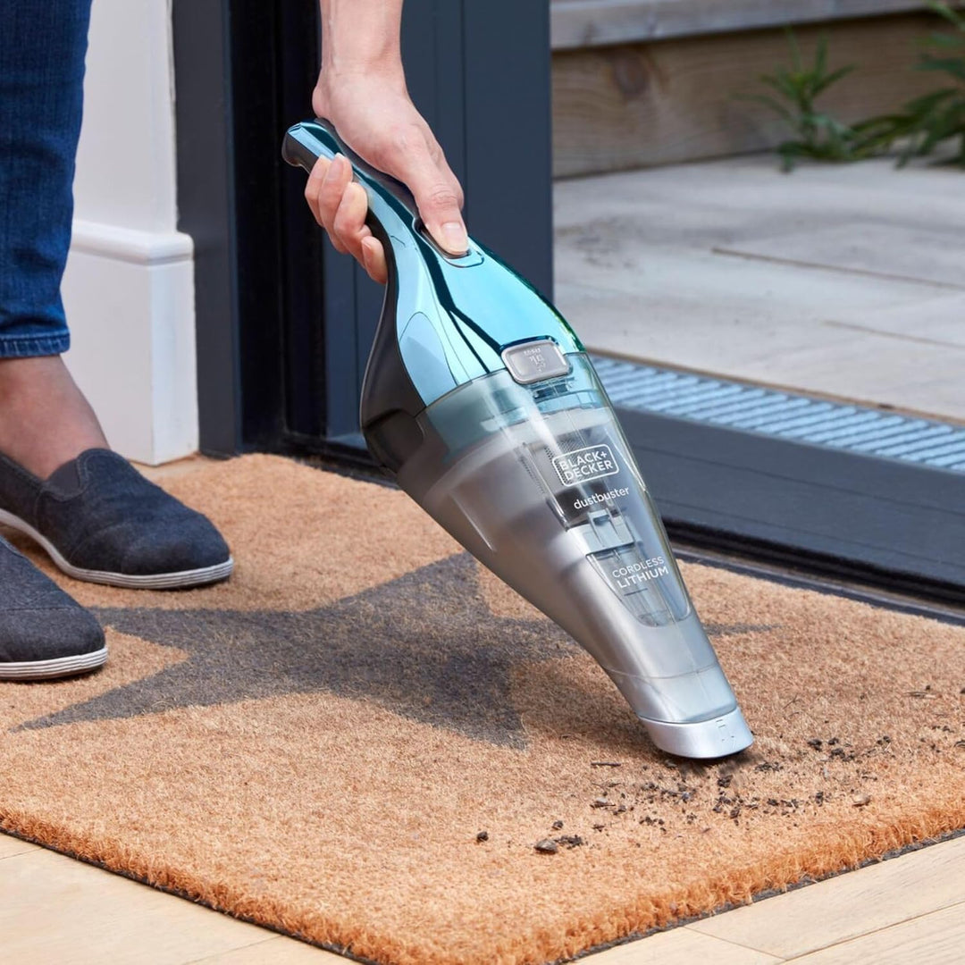 Black & Decker NVC220WBC-qw, Chrome Et Bleu, 385 ml, 14.4 W, 385 milliliters Chrome Et Bleu 385 ml,