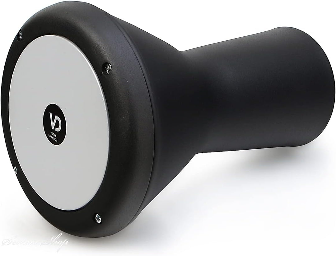 VD Vatan kleine Darbuka Trommel Percussion Aluguss Schwarz Matt, 30 cm.