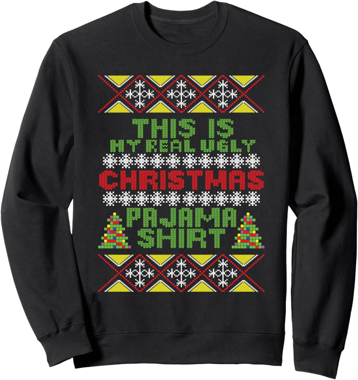 This Is My Christmas Pyjama Ugly Christmas Sweater X-Mas Sweatshirt