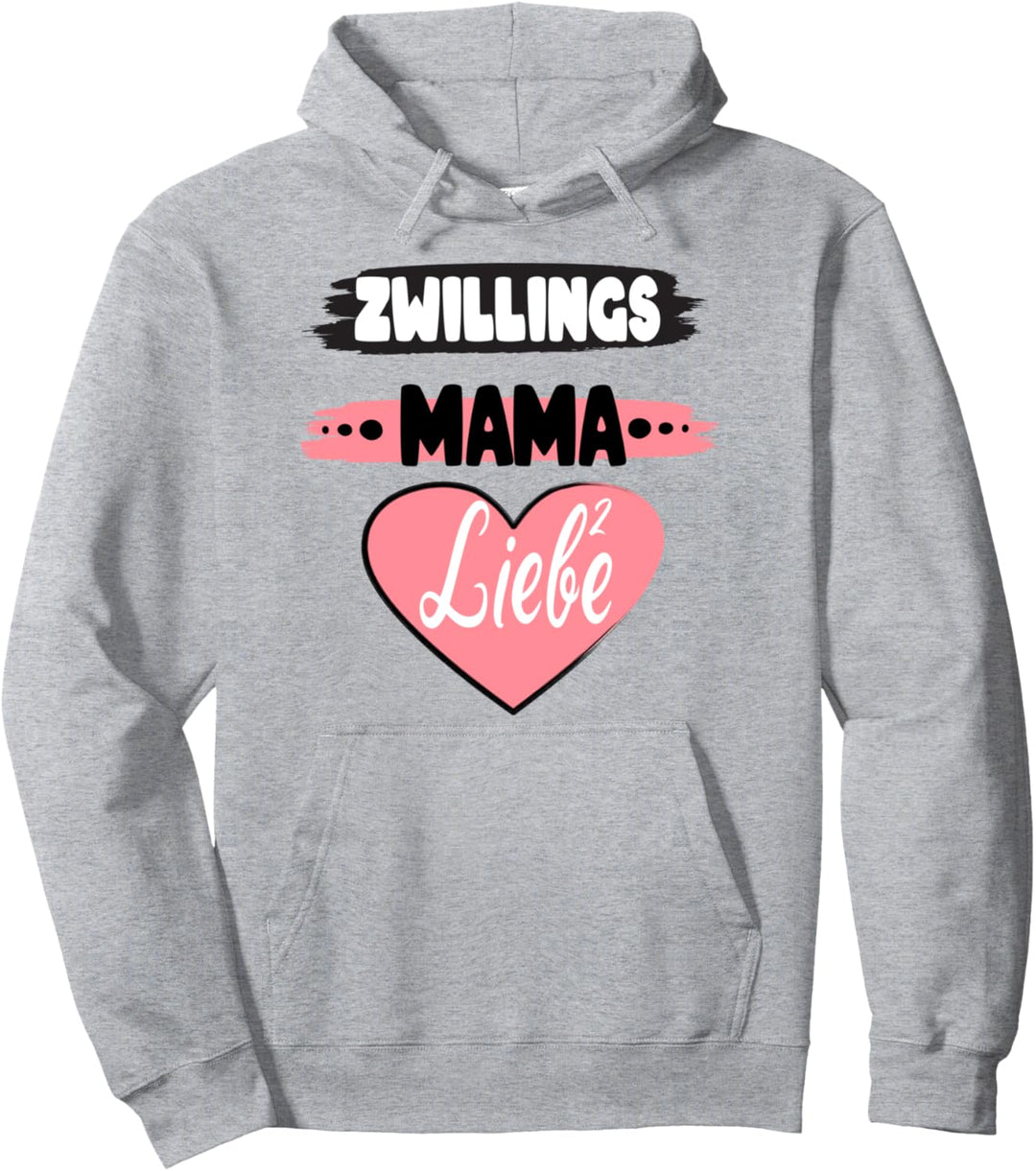 Zwillinge Mama Zwillingsmama Geschenk Schwanger Liebe hoch 2 Pullover Hoodie