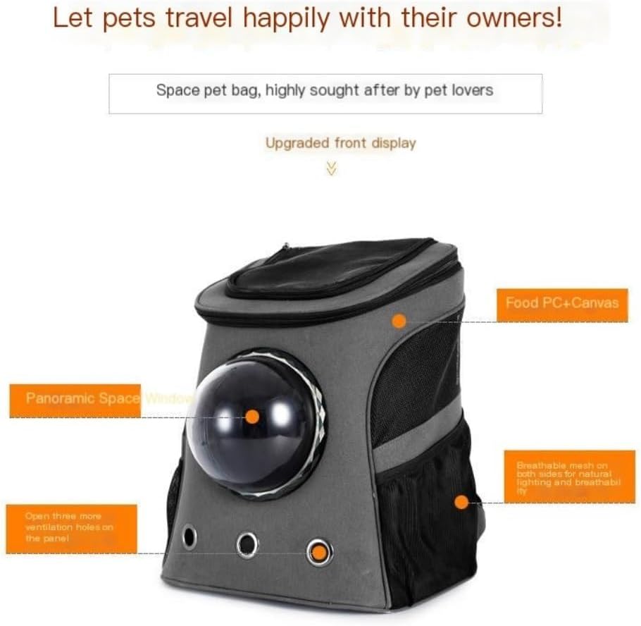 Katzenrucksack Grosse Katzen, Hunderucksack mit Seitentaschen und Verstellbaren Gurten, Katzen Rucks