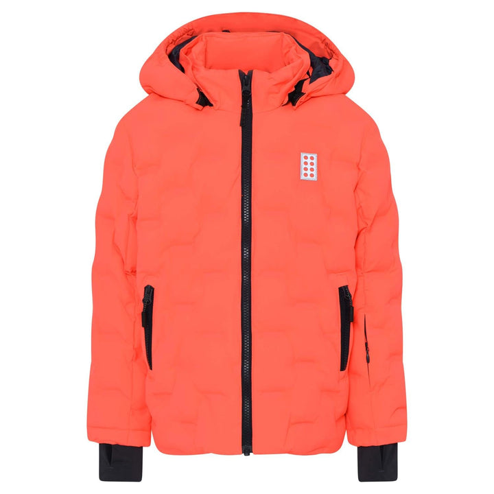 LEGO Jungen Jacket 104 Neon Red, 104 Neon Red