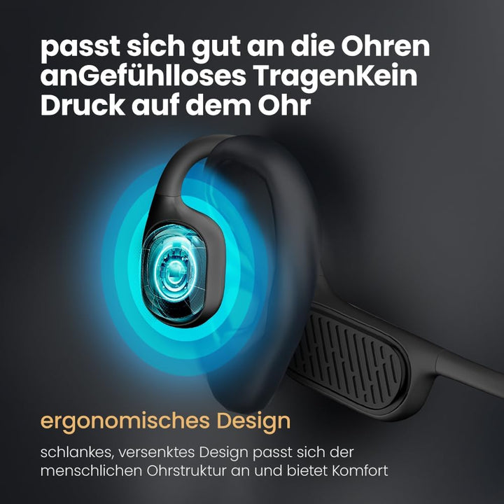 Kabellose Kopfhörer zum Schwimmen mit integriertem 32 GB MP3-Player - Bluetooth 5.3, geräuschunterdr