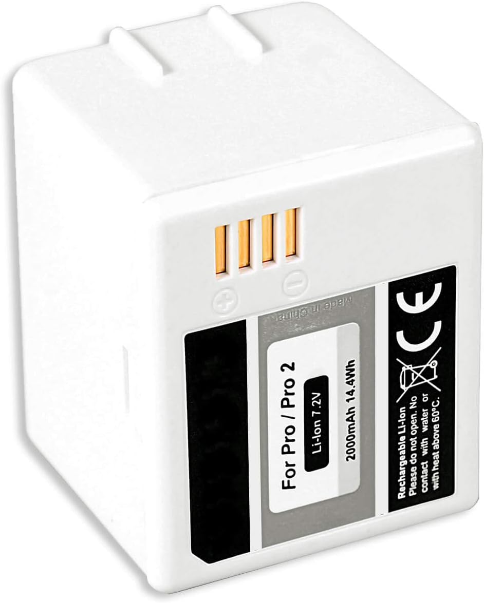 2X Akku kompatibel mit Arlo Pro, Arlo Pro 2 Sicherheitskamera [Li-Ion - 2000 mAh - 7.2V - ersetzt Or