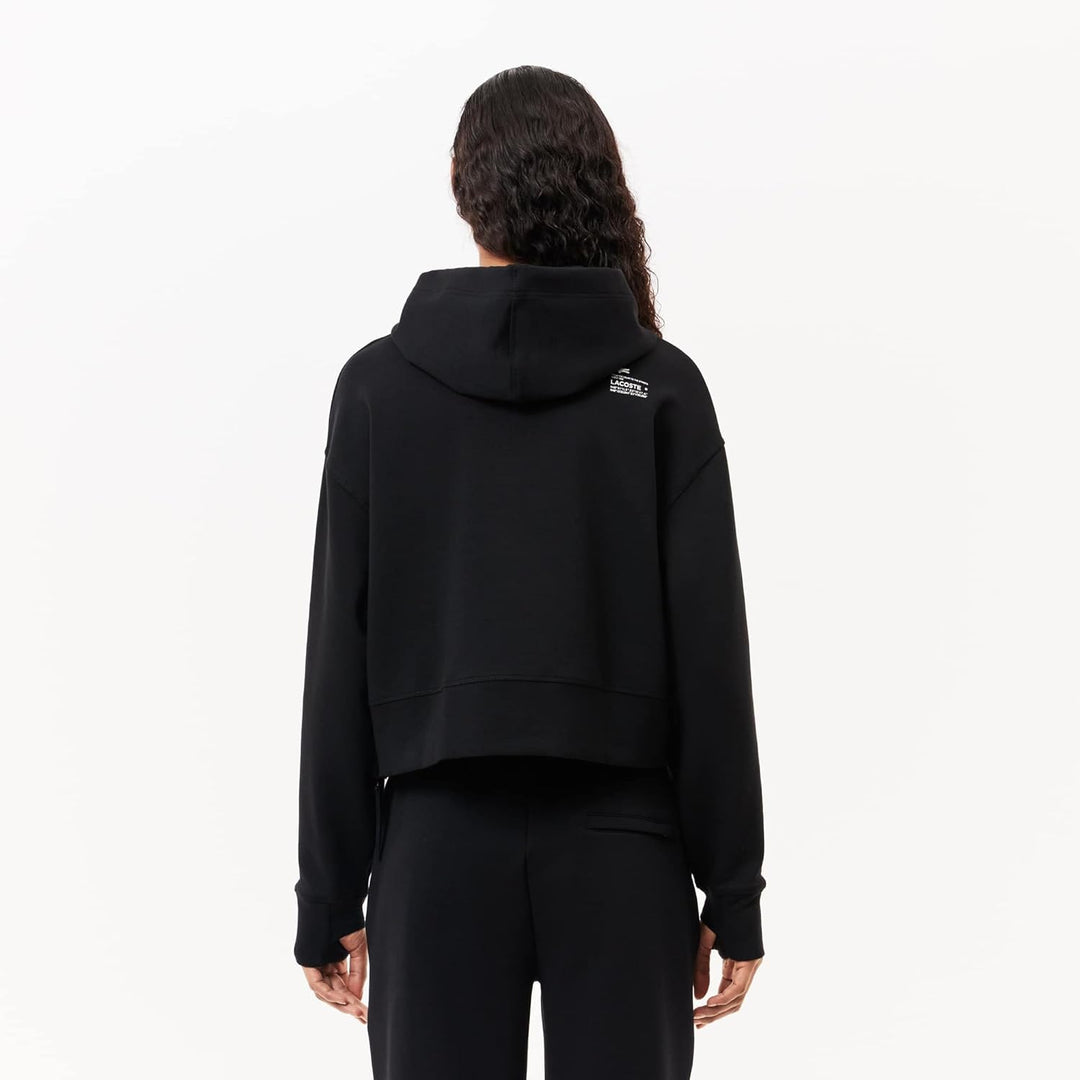 Lacoste Damen Sf0281 Sweatshirts, Schwarz, 38