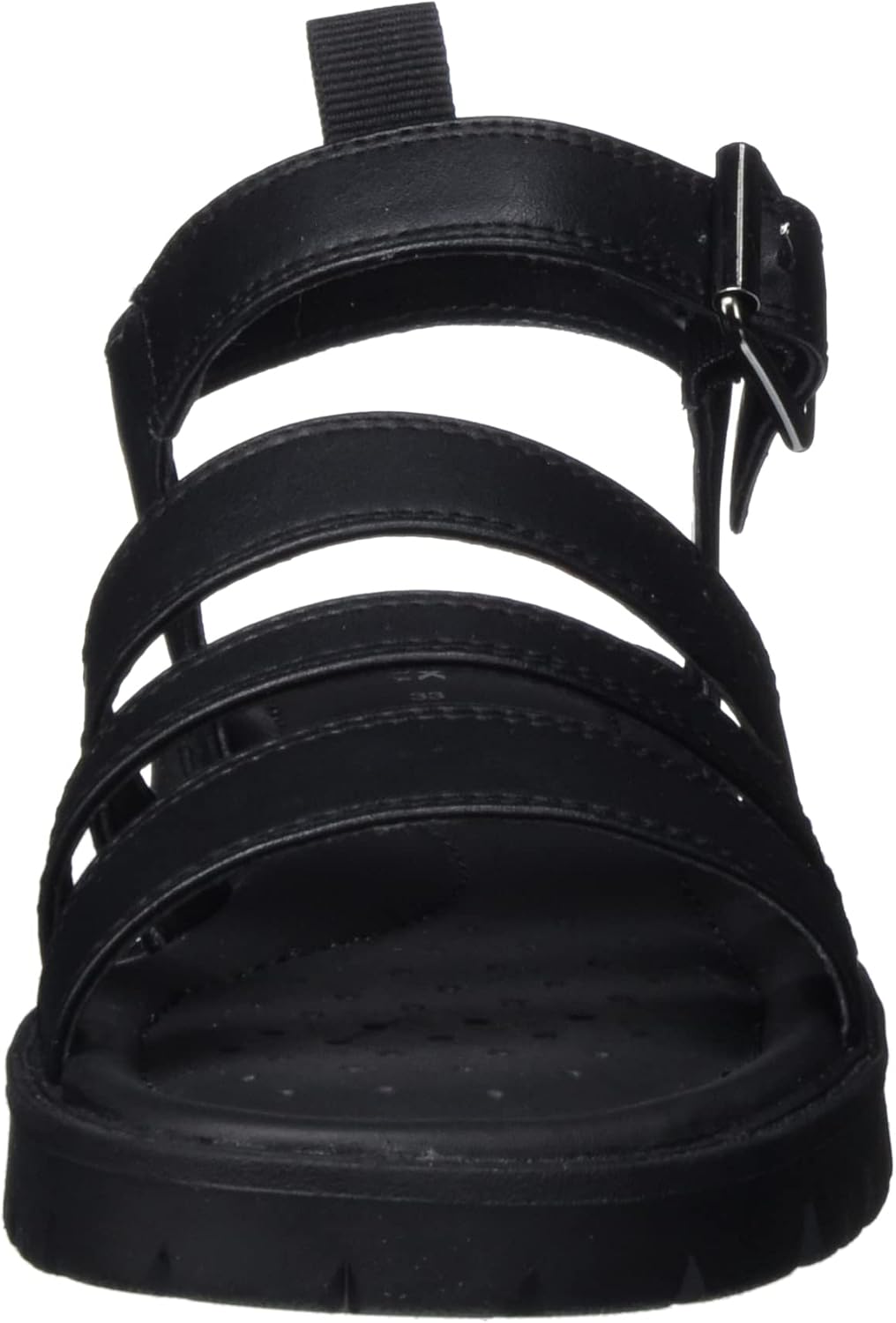 Geox Mädchen J Starblush G Sandalen, 33 EU Schwarz