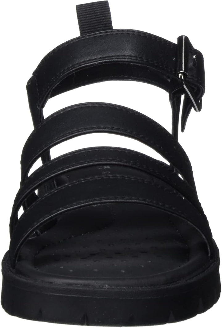 Geox Mädchen J Starblush G Sandalen, 33 EU Schwarz