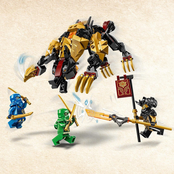 LEGO NINJAGO Jagdhund des kaiserlichen Drachenjägers, baubares Monster-Spielzeug für Kinder ab 6 Jah